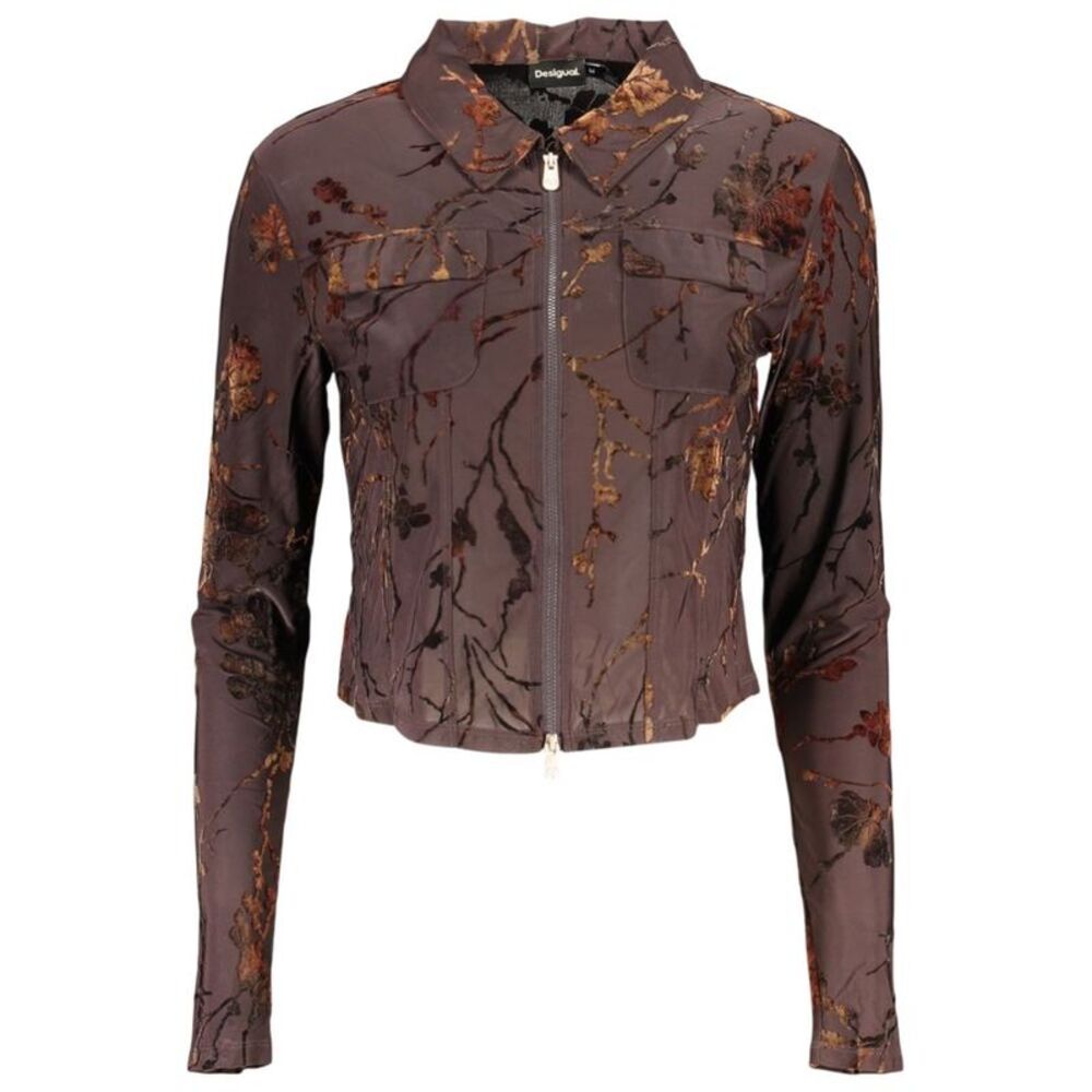 Desigual Brown Polyester Women's Women's Sweater
